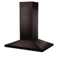 30 Island Mount Range Hood in Black Stainless Steel with Built-in Speakers V47259