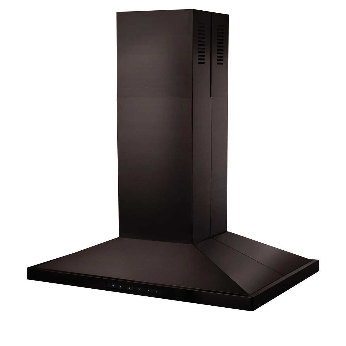 30 Island Mount Range Hood in Black Stainless Steel with Built-in Speakers V47259