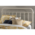 White Metal Headboard I81709