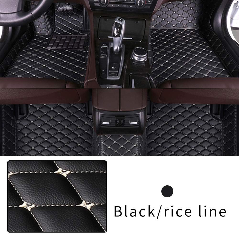 Black XPE Leather Full Coverage Car Floor Mat C4967