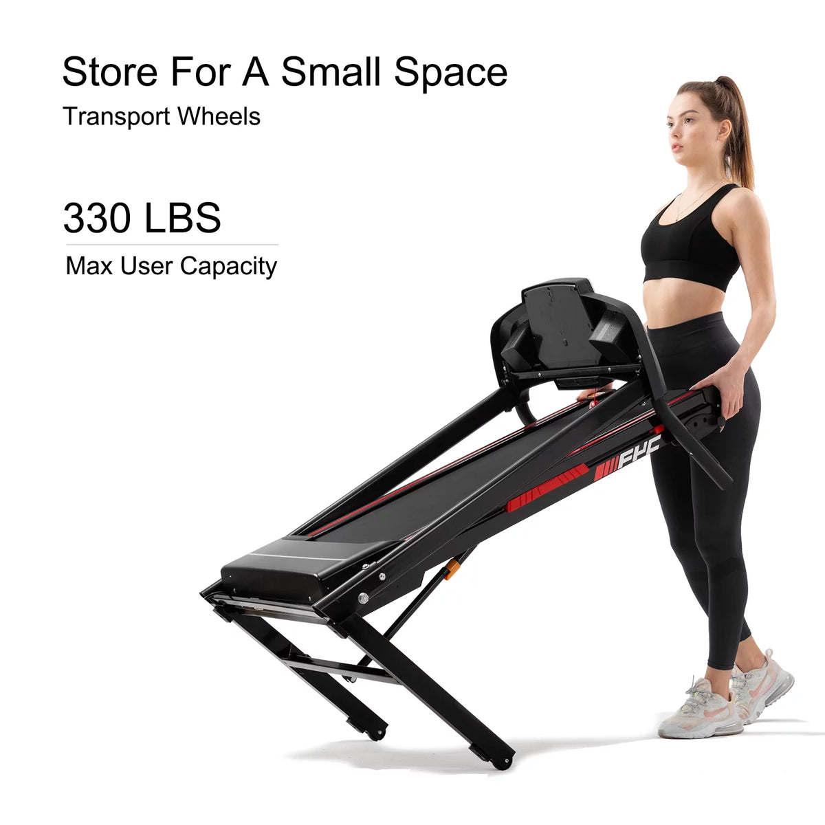 Folding Electric Treadmill with Incline Y828