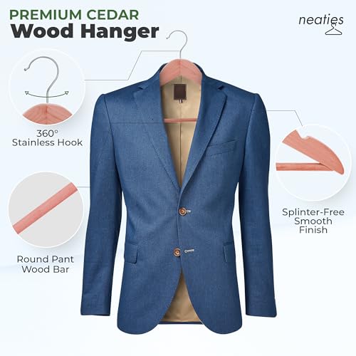 Red Cedar Wooden Hangers 6 Pack W385588