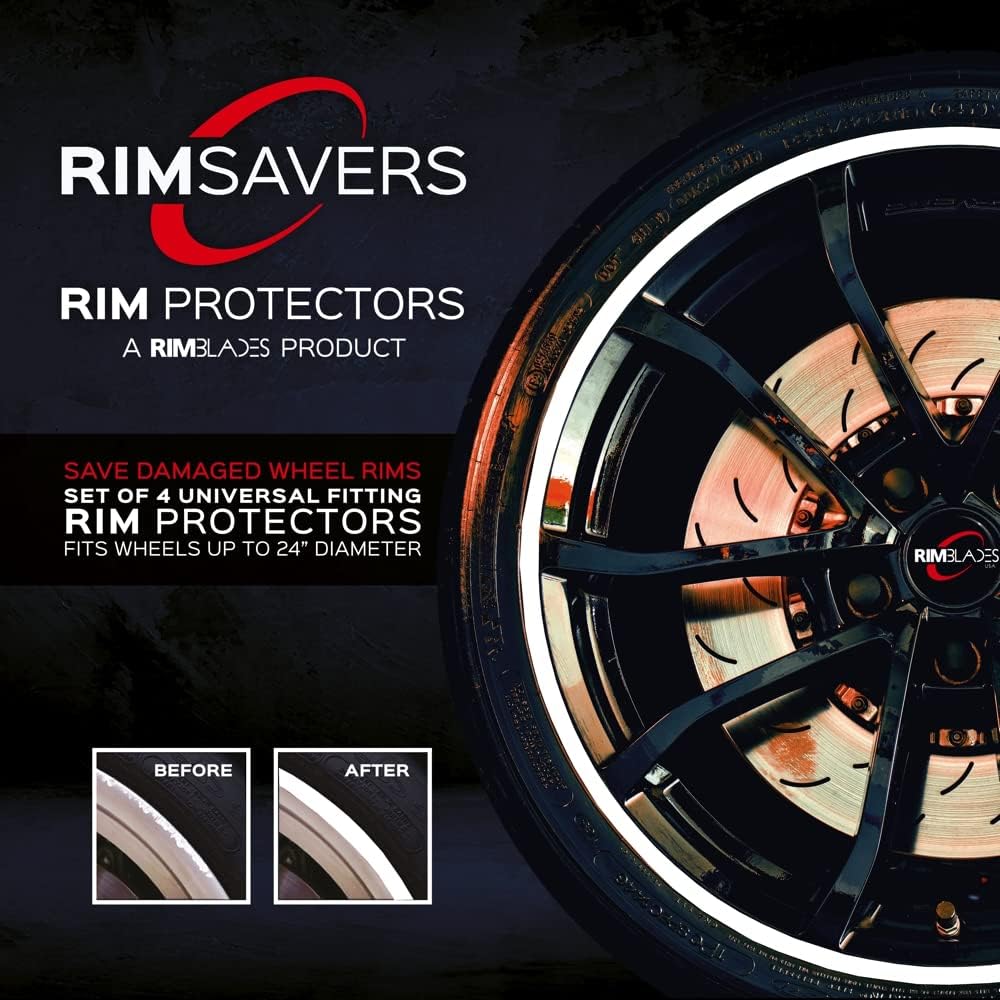 Silver Wheel Rim Protectors Set of 4 X395585