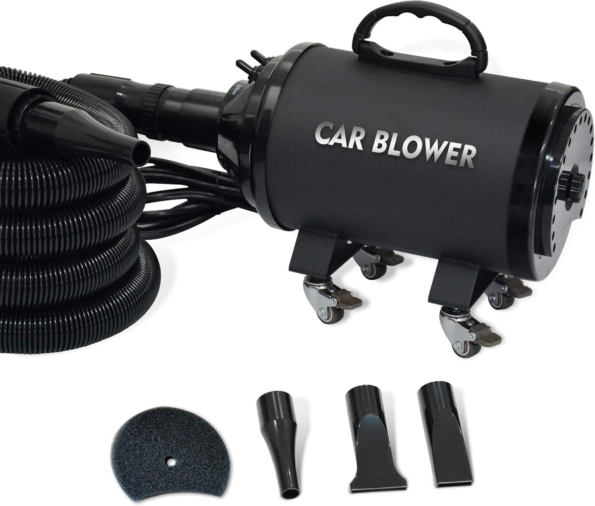Motorcycle & Car Dryer with 14 Foot Flexible Hose & Wheels U72907