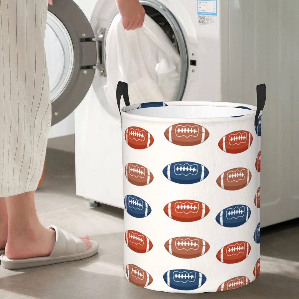 Collapsible 62L Polyester Laundry Basket Q242
