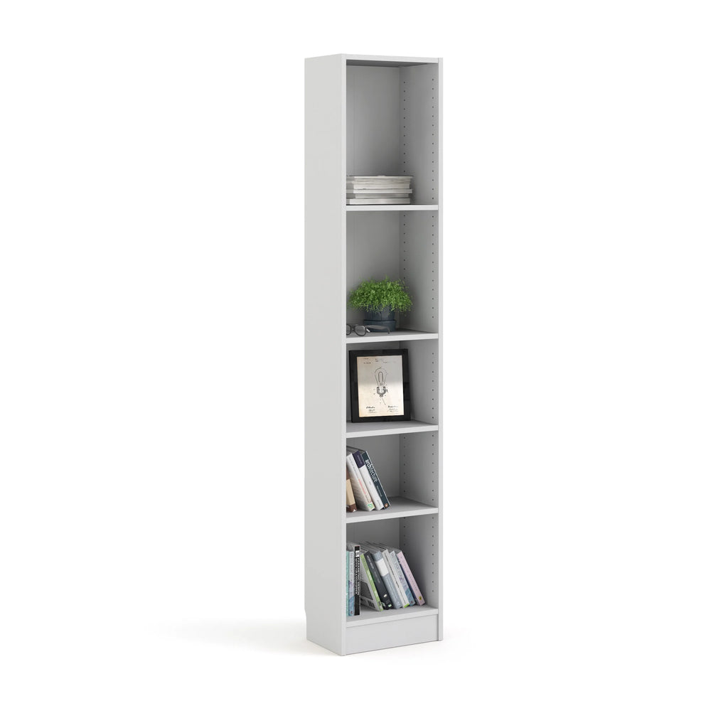 Tall Narrow 5 Shelf Bookcase E946042