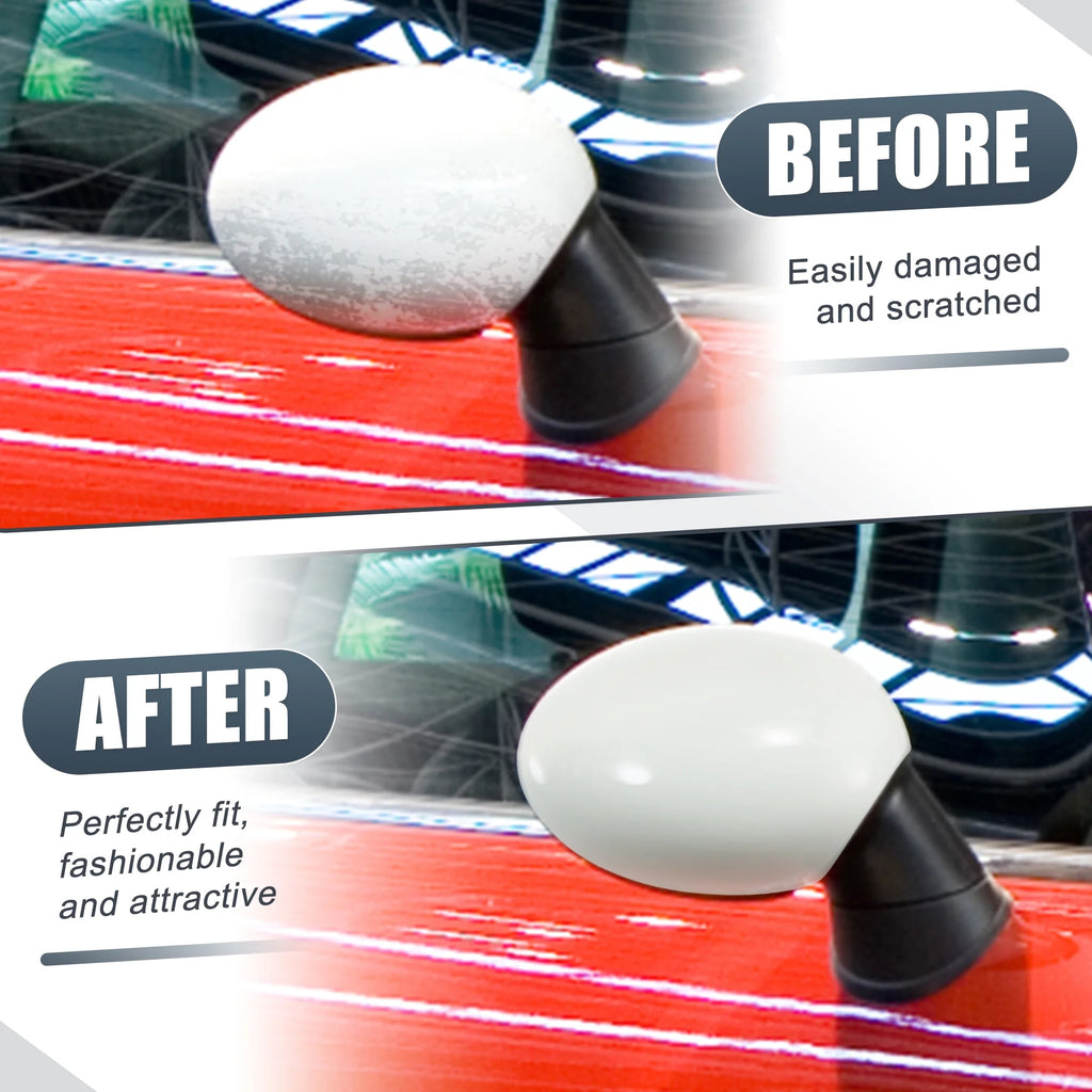 White Rear View Mirror Cover Cap for BMW Mini Clubman R55 Hatchback Cooper R56 D997
