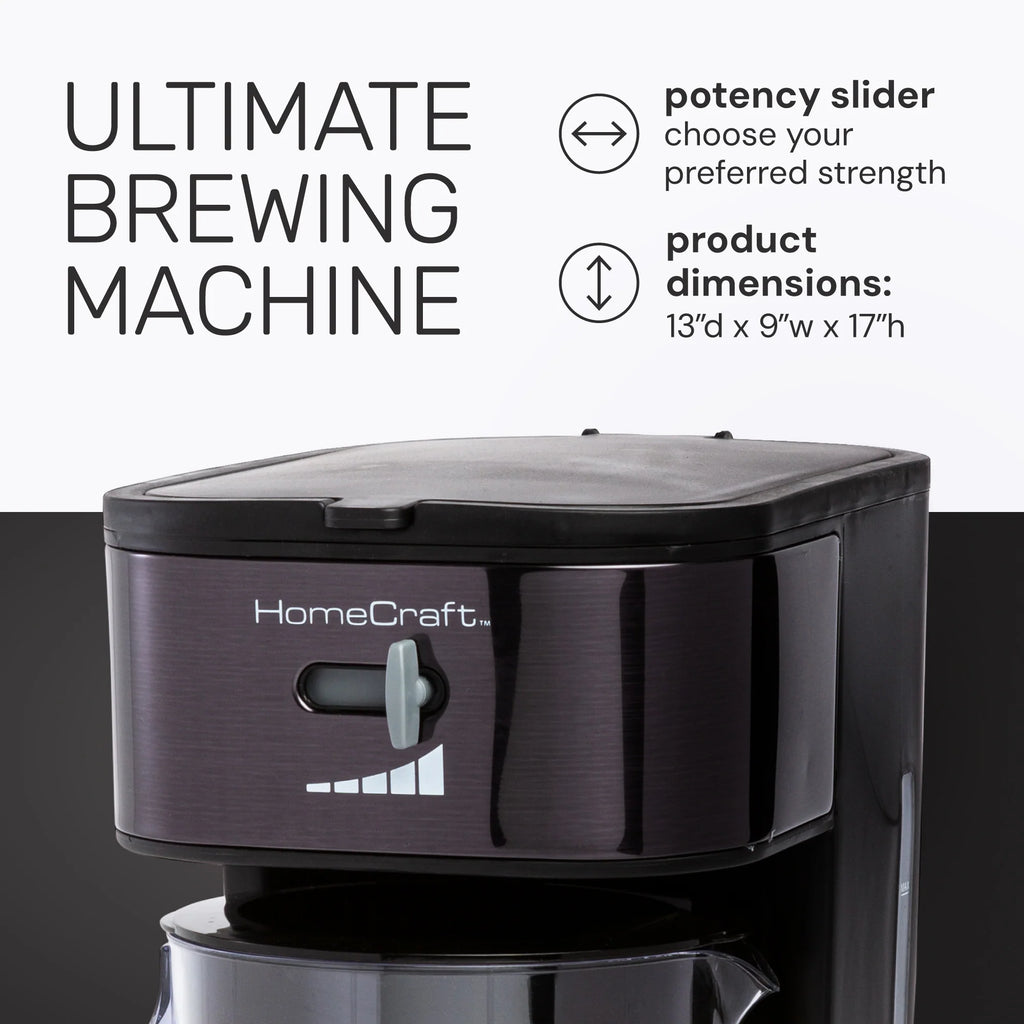 Black Stainless Steel Iced Coffee and Tea Brewing System B644