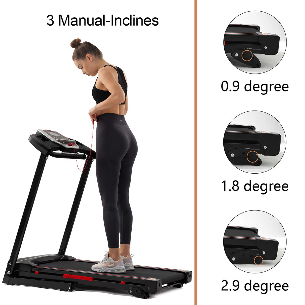 Folding Electric Treadmill with Incline Y828