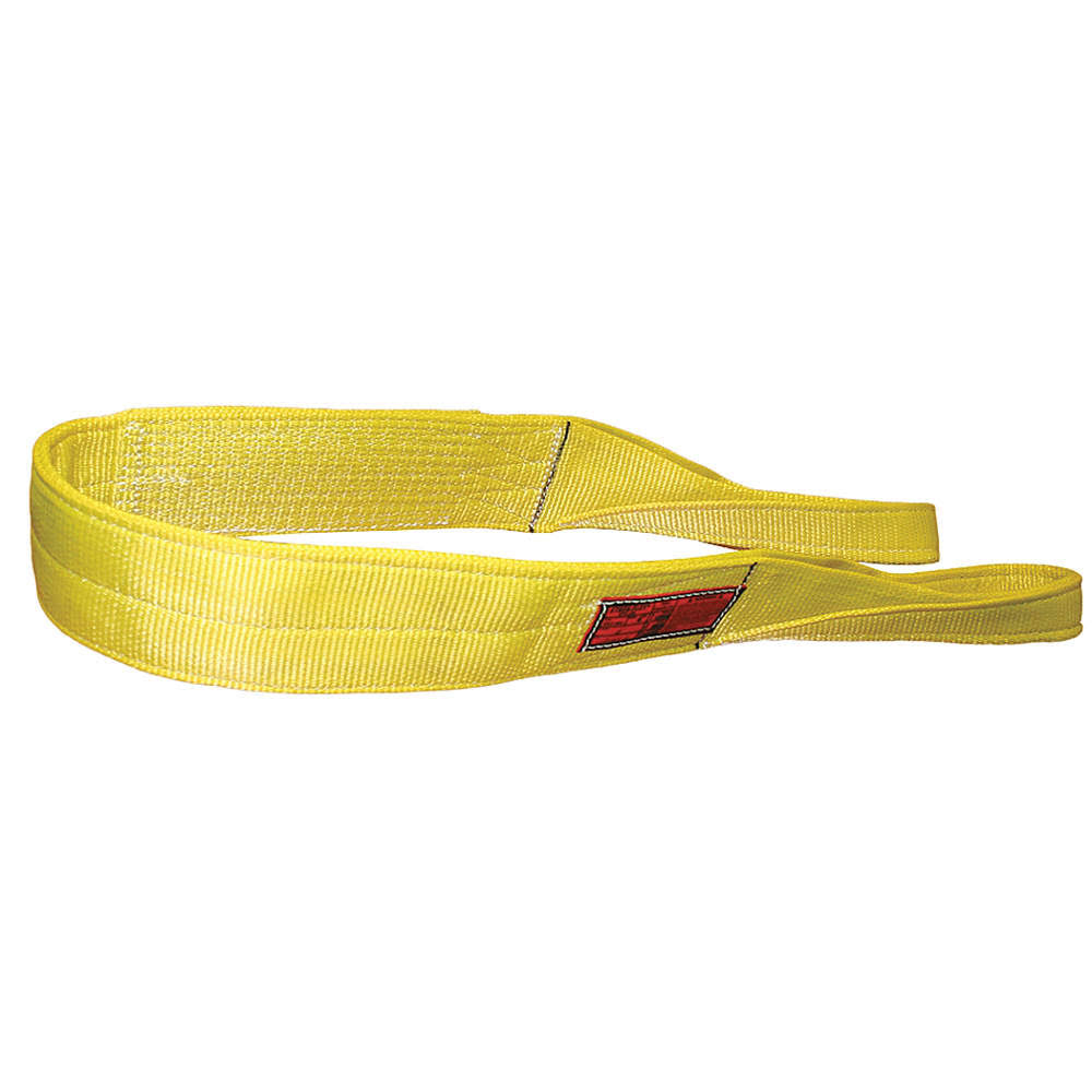 Web Sling, Flat Eye & Eye, 4 Ft., 34,000 lb. C2028