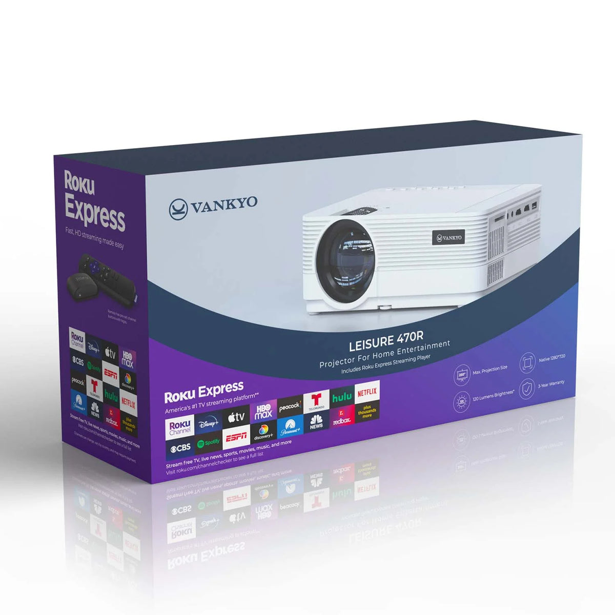 HD Mini Projector with Streaming Player X870