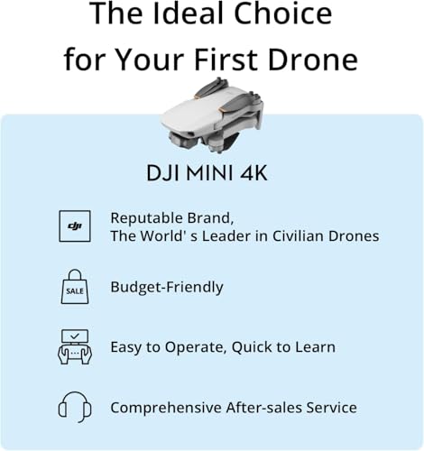 Mini 4K Drone Quadcopter with Camera, Under 249 g, 3-Axis Gimbal Stabilization, 10km Video Transmission, 31-Min Flight Bundle O89037