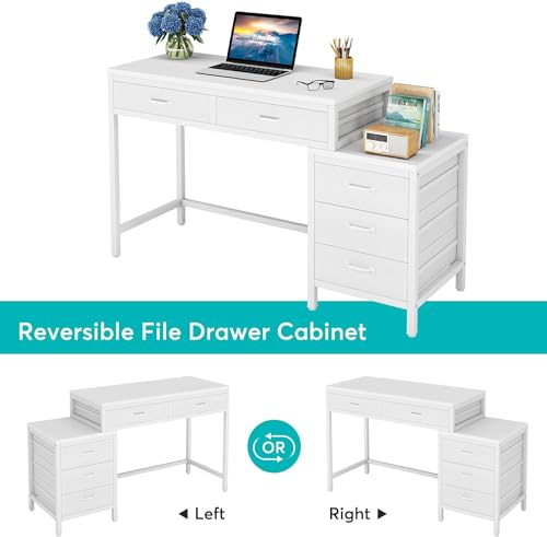 Computer Desk with 5 Drawers F6296