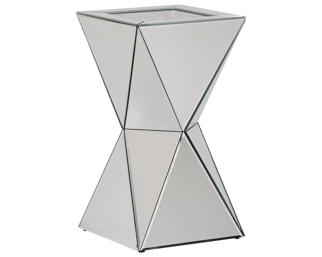 Contemporary Accent Table Mirror Silver Finish H490685