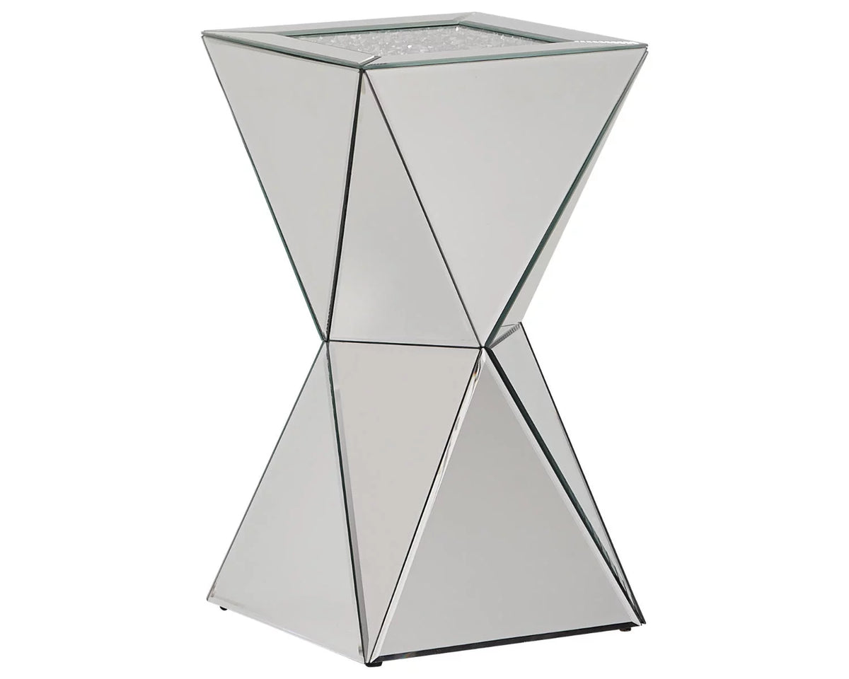 Contemporary Accent Table Mirror Silver Finish H490685