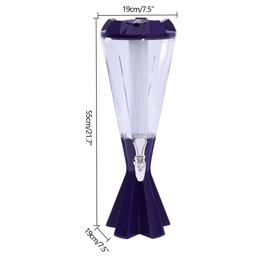 3L Beer Tower Dispenser with LED Lights Z6131