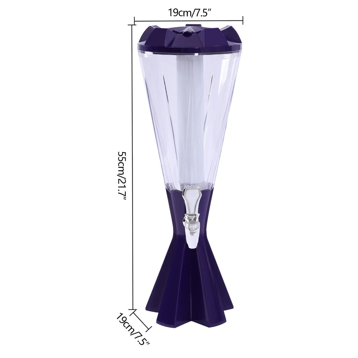 3L Beer Tower Dispenser with LED Lights Z6131