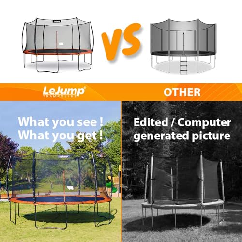 14FT 12FT 10FT Non-Spring Trampoline with Enclosure Net D7604