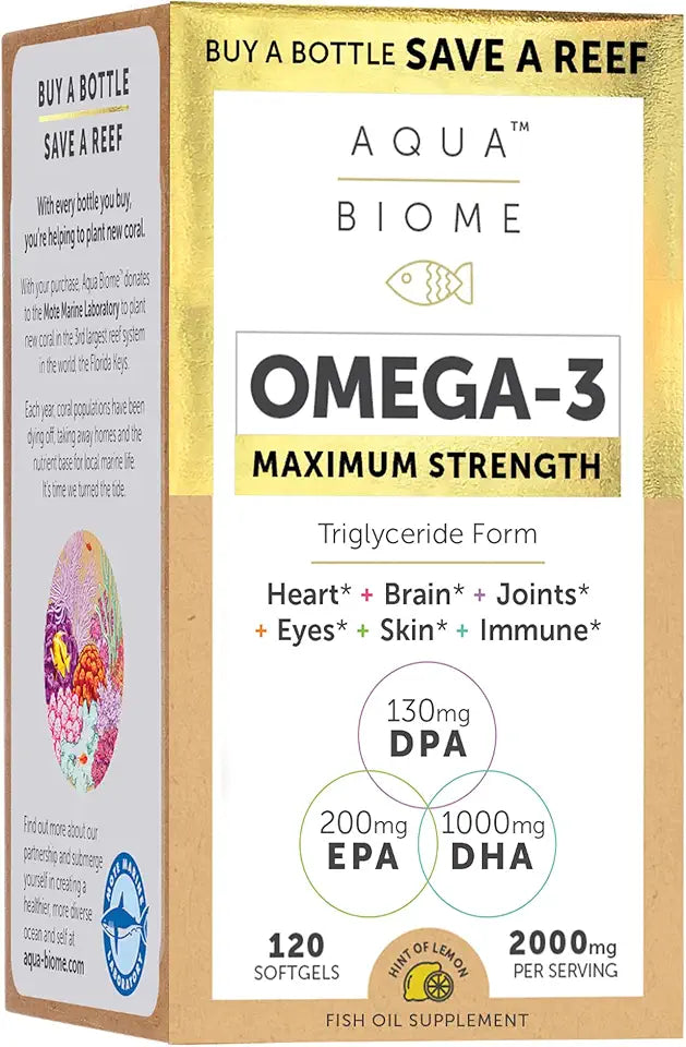 Fish Oil EPA DHA Omega 3 Softgels U888