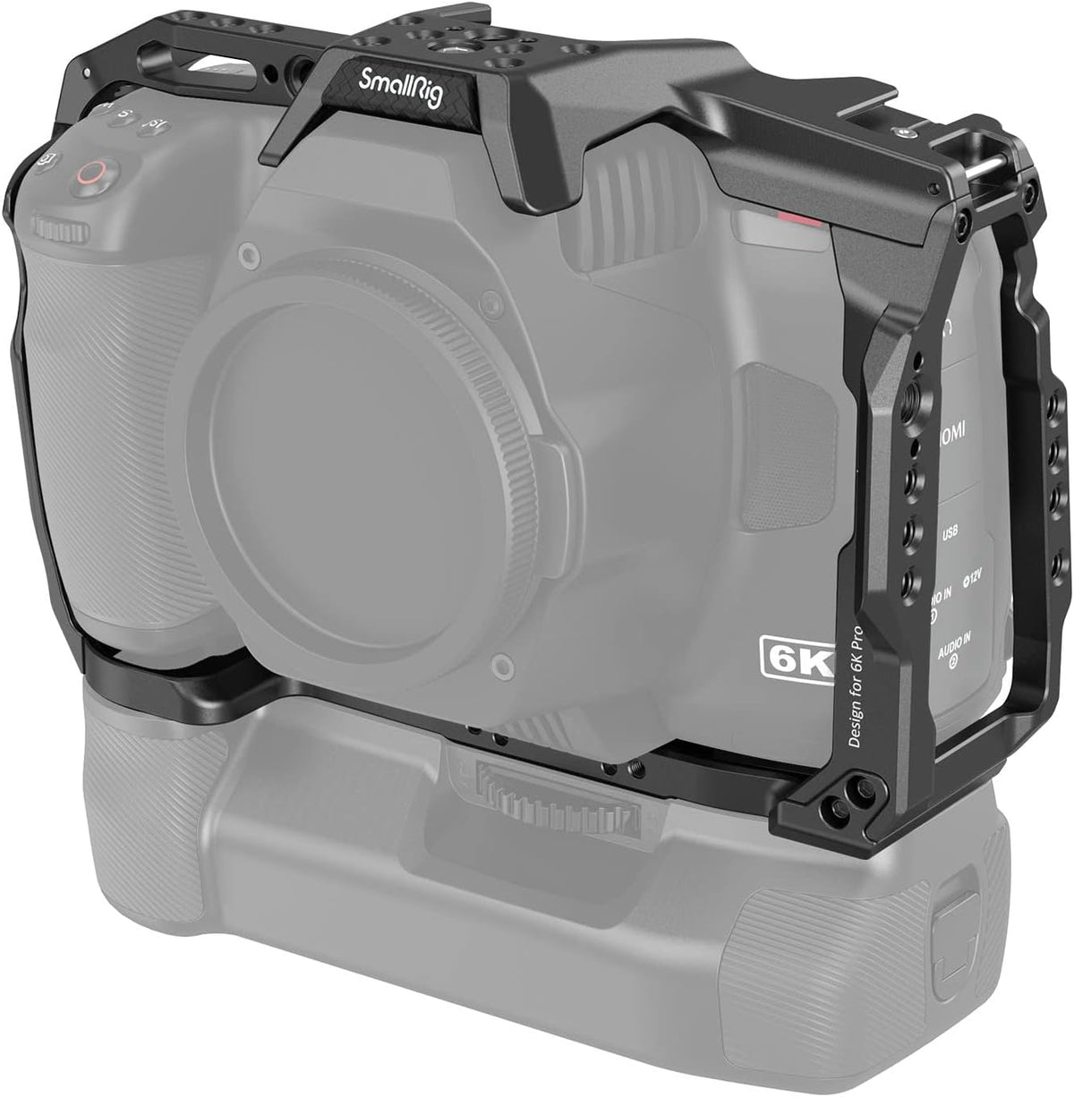 Full Cage for BMPCC 6K Pro with Built-in Removable Pogo Pin Connector X515487