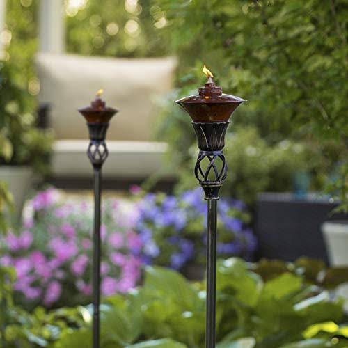 Brushed Copper Metal Torch E8766