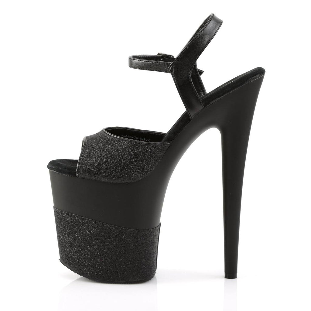 Gold 8x22 Heel Ankle Strap Platform S T8399