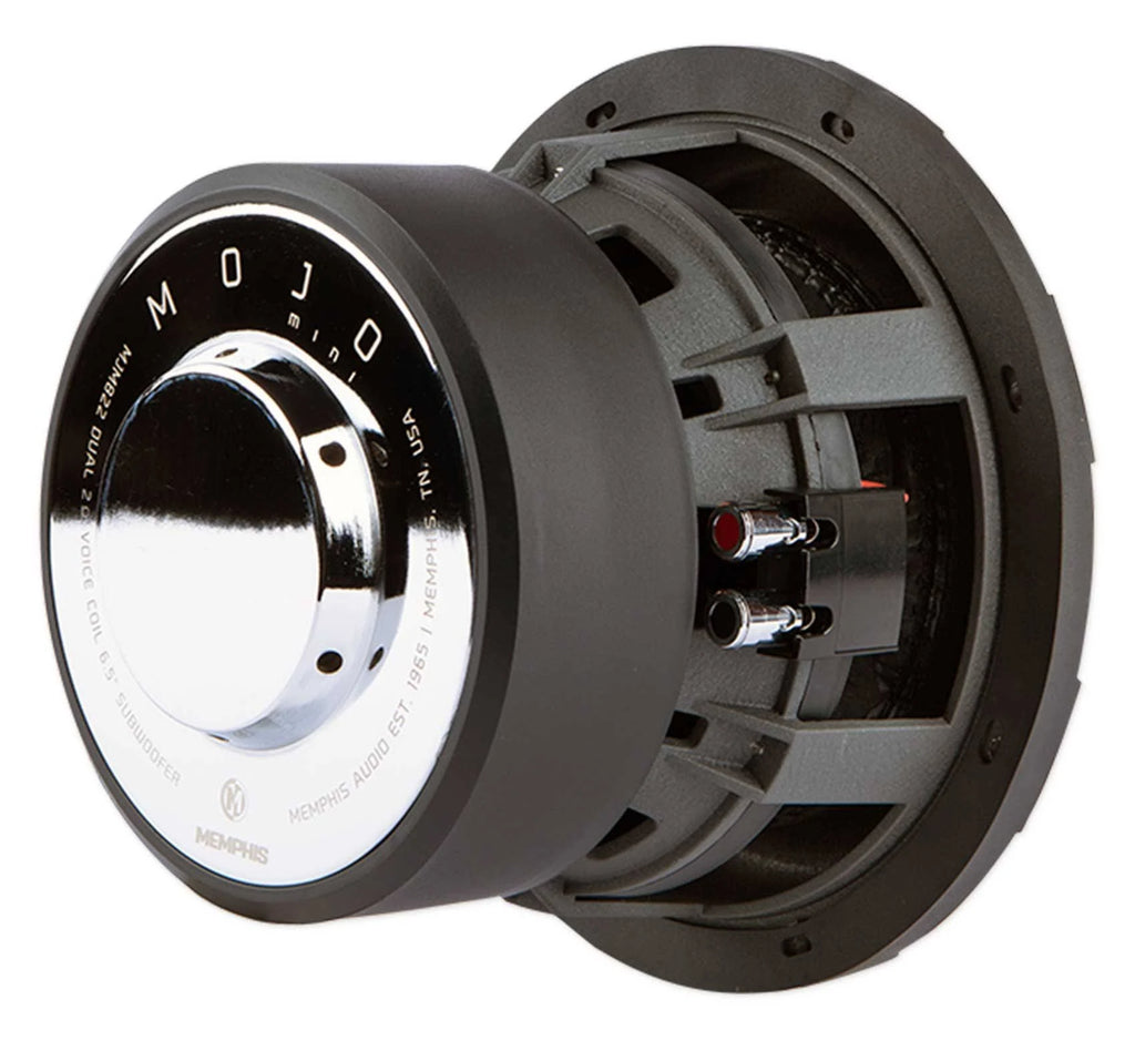 6.5 inch Dual-Voice-Coil 4-Ohm Subwoofer Black C681390