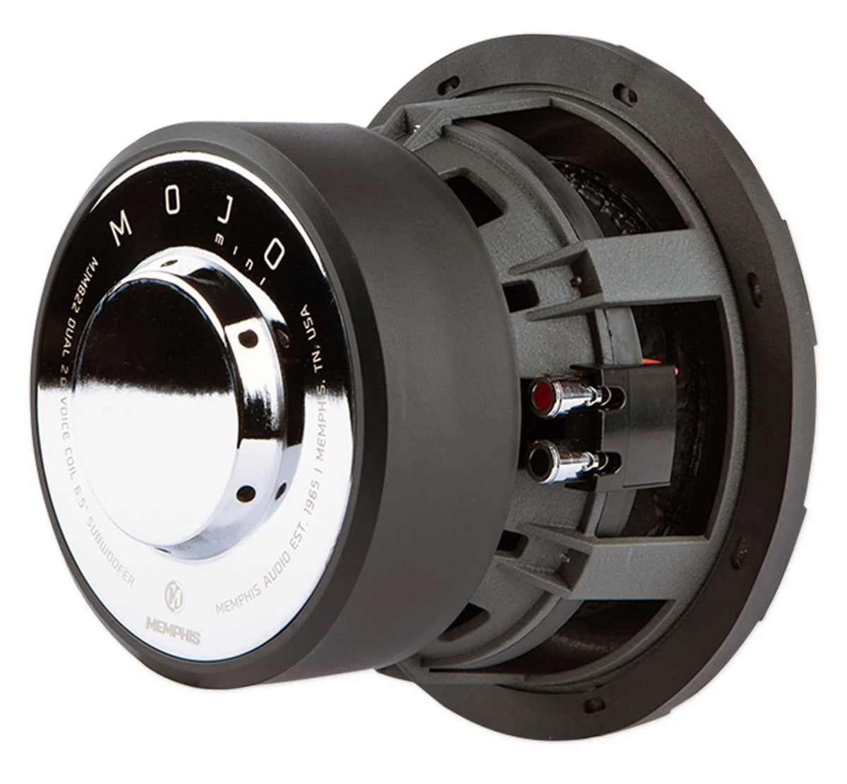 6.5 inch Dual-Voice-Coil 4-Ohm Subwoofer Black C681390