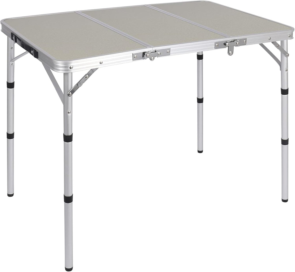 Folding Camping Table 4ft Portable Lightweight Tri-fold Outdoor Table F3088