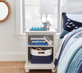 White Kids Nightstand Q7575