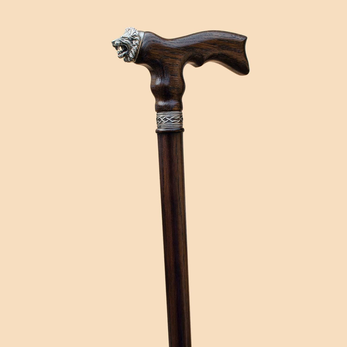 Carved Wood Walking Cane I14895