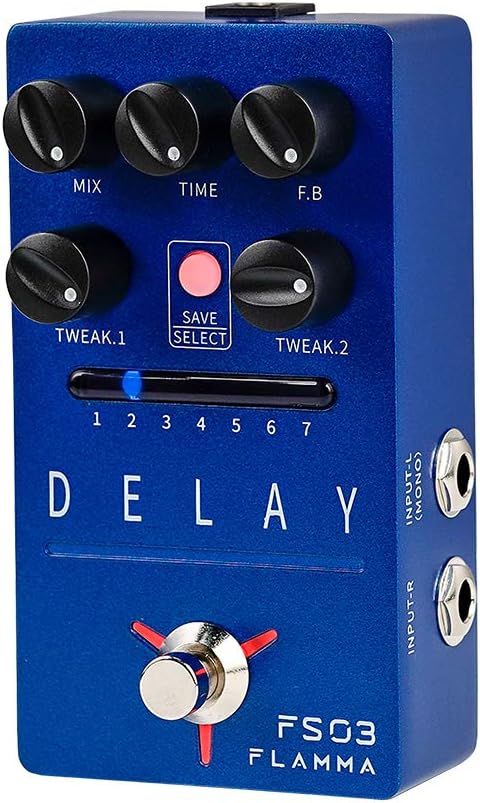 Stereo Cabinet Simulation Guitar Pedal with 7 User Preset Slots N656726