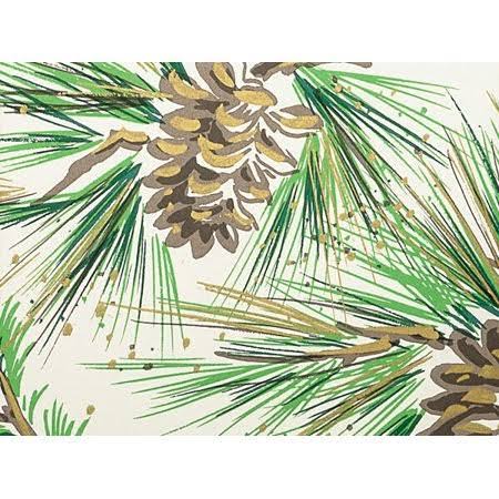 24 x 417& Pine (Green) Boughs Gift Wrap Counter Roll B446052