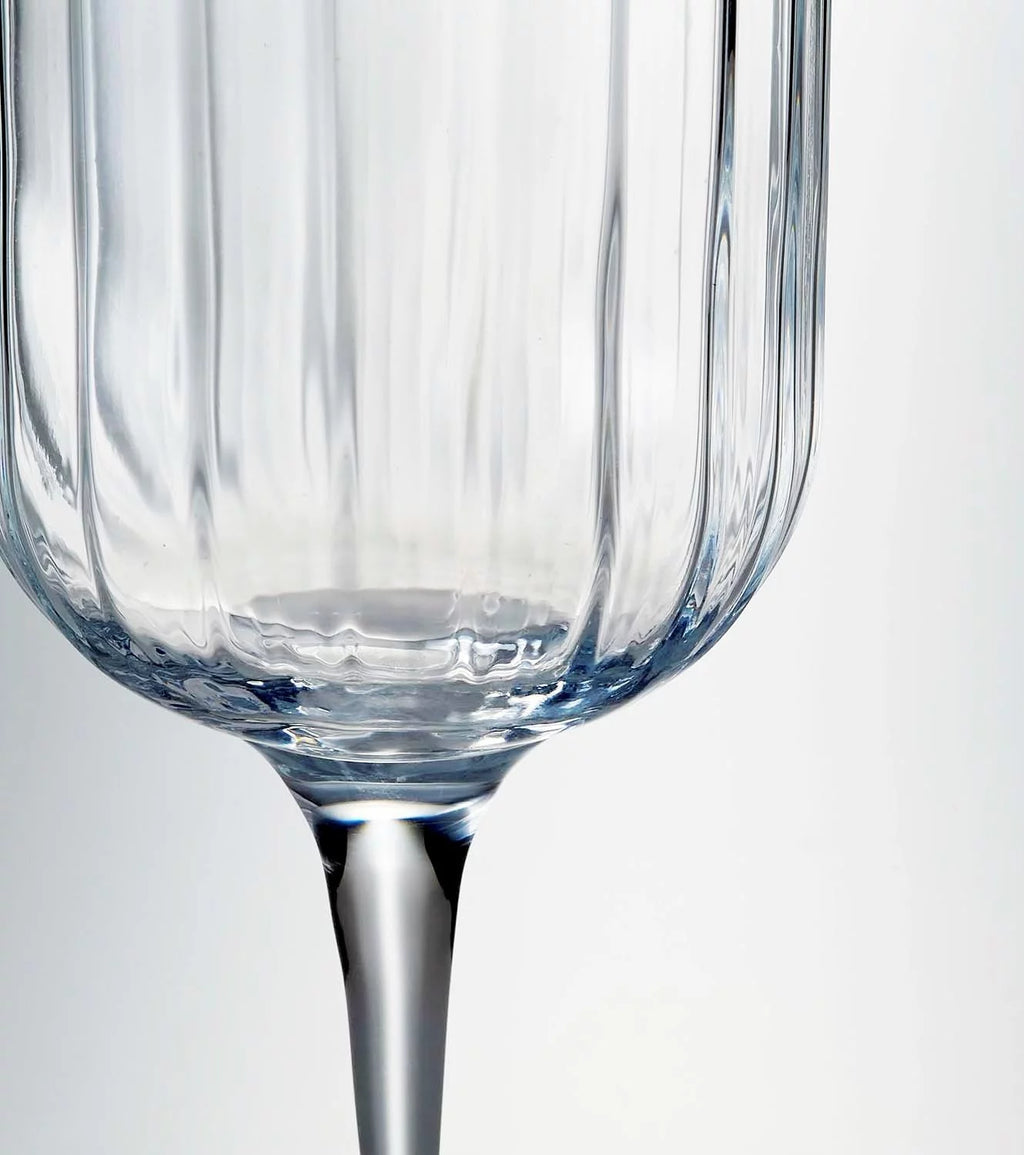 Red Wine Glasses Clear Set Of 4 X379