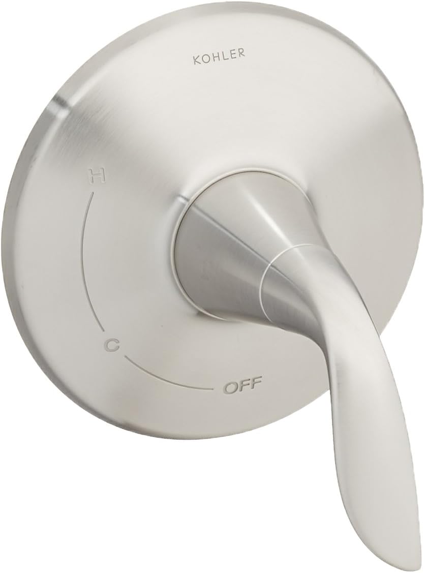 Bath and Shower Valve Trim with Lever Handle, Spout and 2.5 gpm Showerhead, Vibrant Brushed Nickel J76527