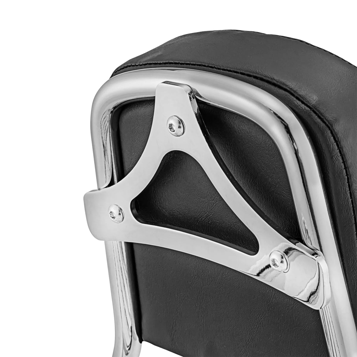 Chrome Passenger Backrest Sissy Bar and Luggage Rack for Harley Dyna N748240