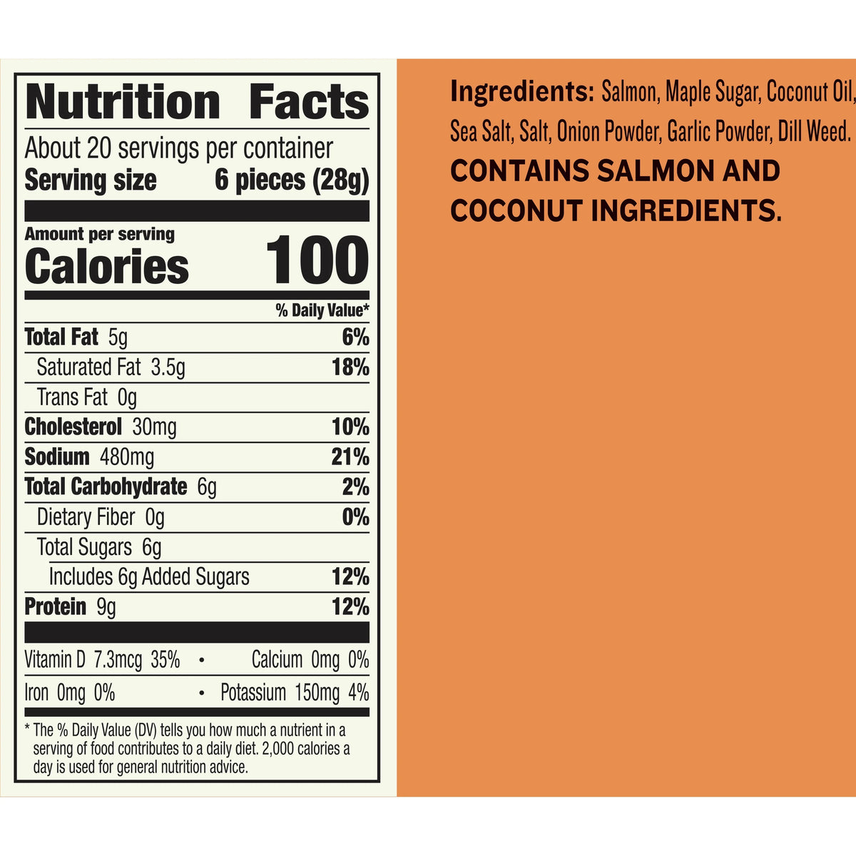 Salmon Bites, Wild Caught, 8 ct, 2.5 oz Pouches E96683