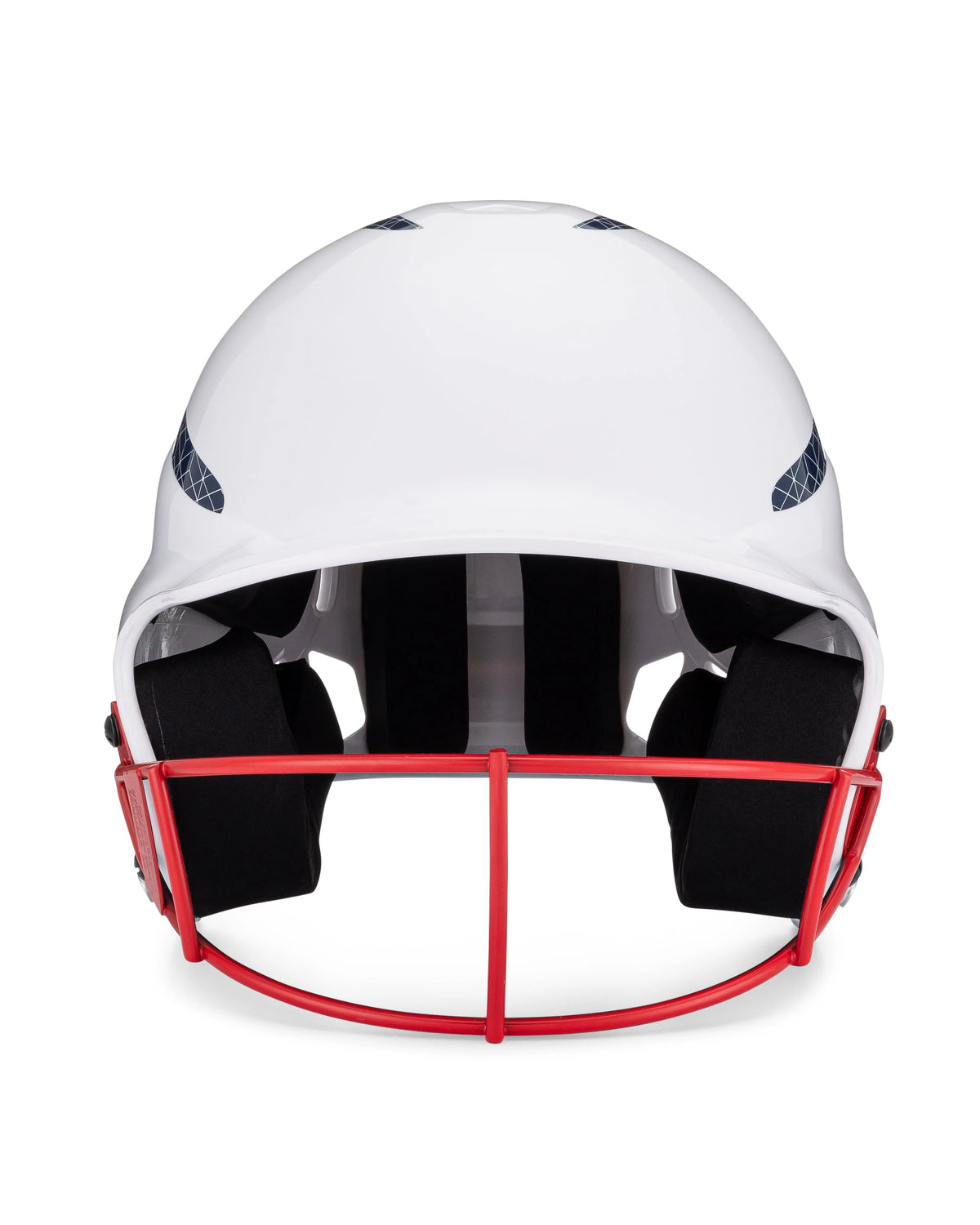White Softball Batting Helmet L6172