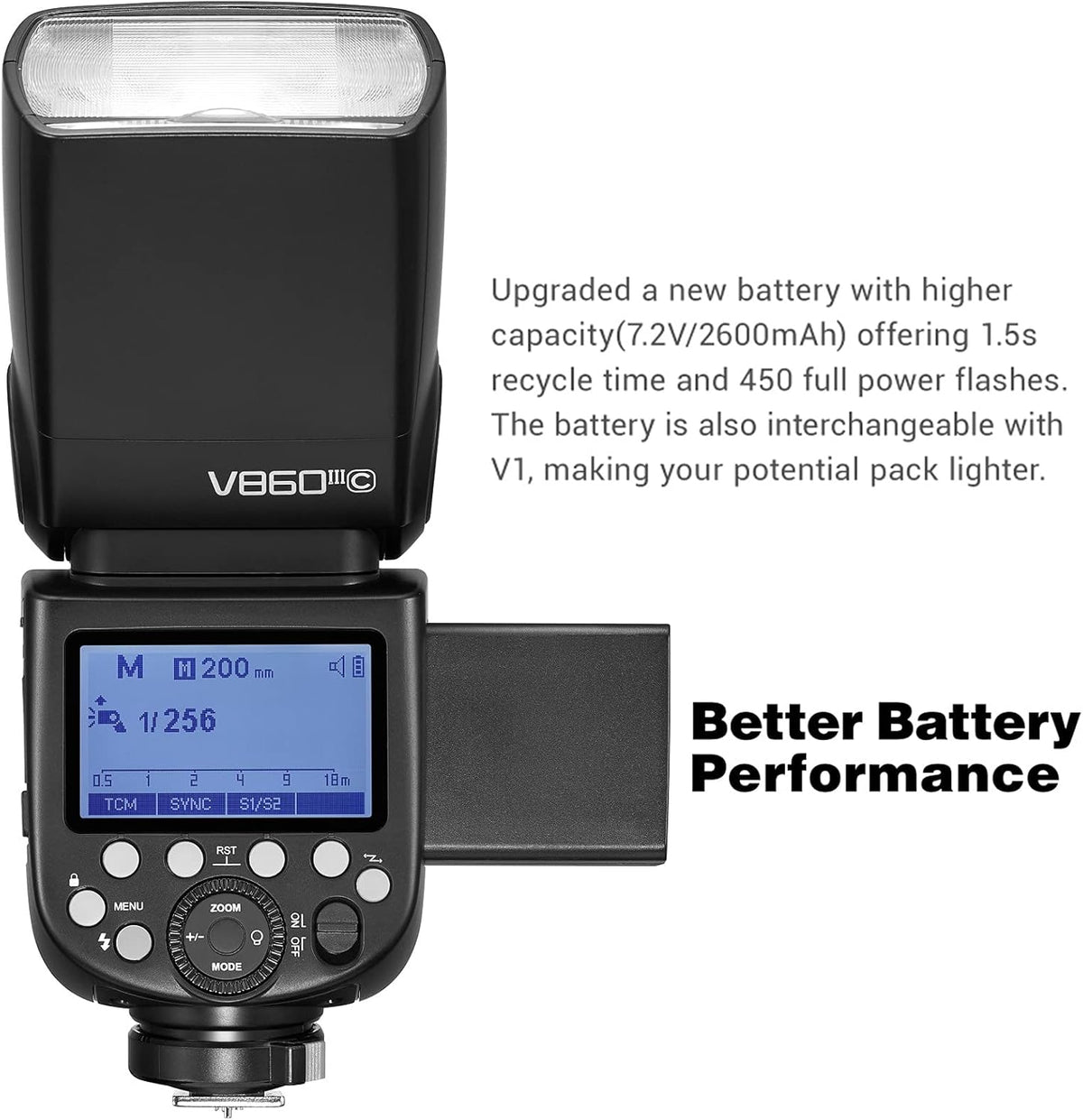 TTL 2.4G Wireless Flash Speedlite W9663