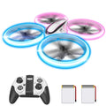 720P HD FPV Camera RC Drone with LED Light, 2 Batteries and Remote Control W624