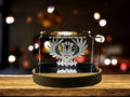 3D Engraved Crystal Decor K709