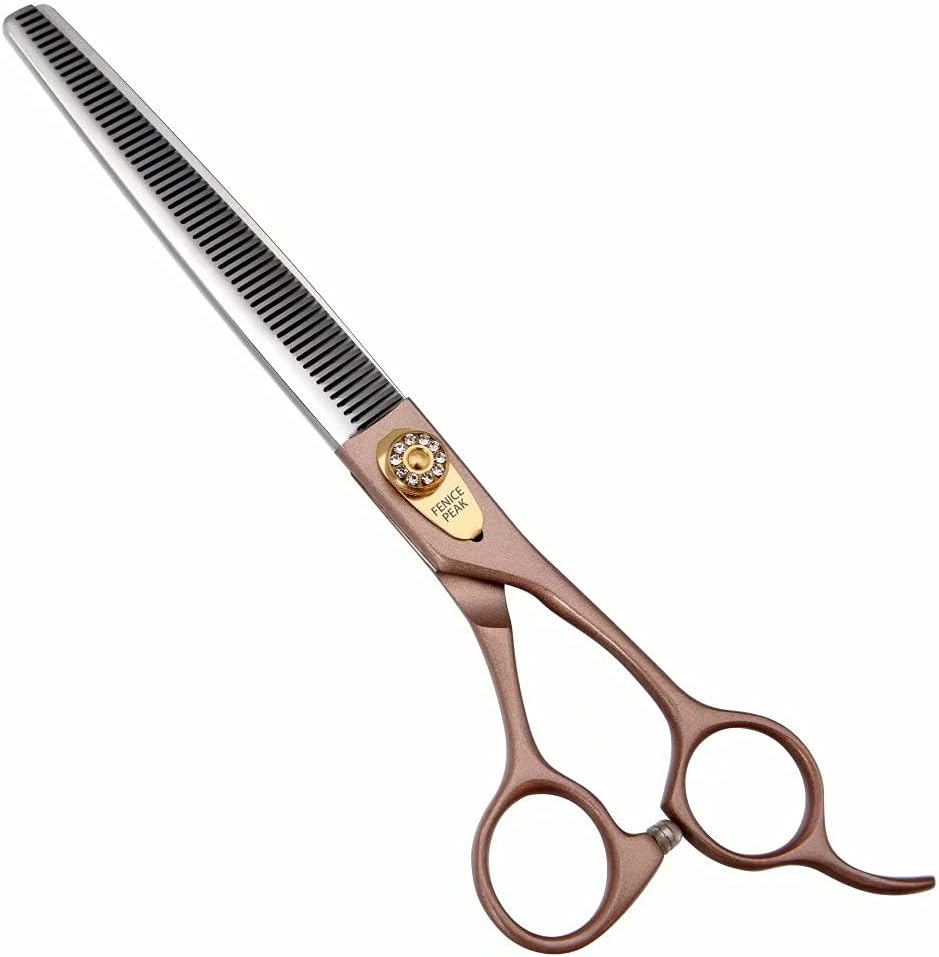 Rose Gold 440C Stainless Steel Dog Grooming Scissors Pack of 2 W930627