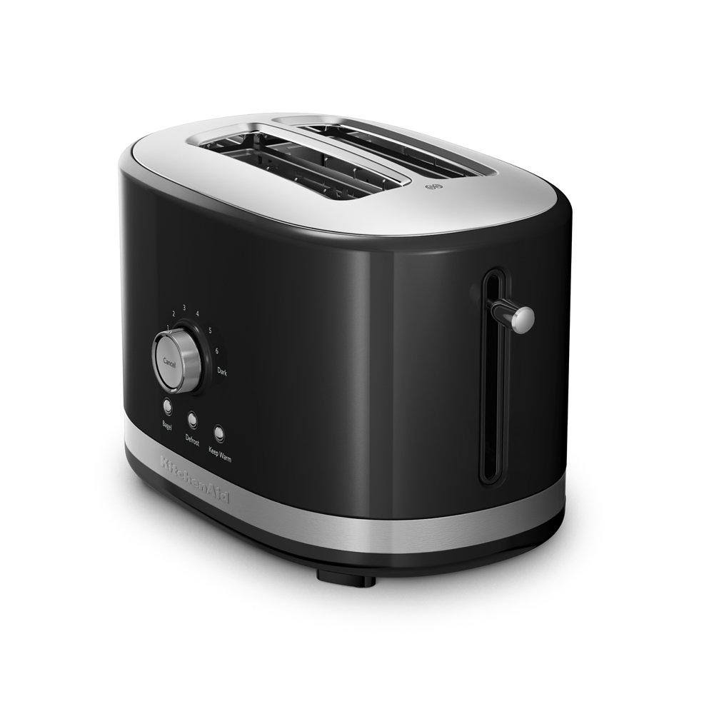 Onyx Black 2 Slice Slot Toaster with High Lift Lever O2667