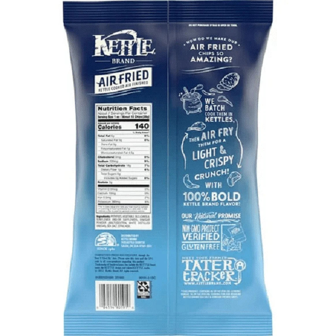 Air Fried Salt Sea & Vinegar Kettle Chips 3-Pack 6.5 oz T65723