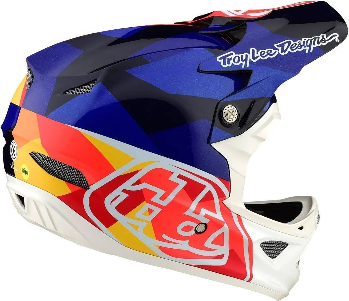 Jet Orange Navy D3 Carbon MIPS Helmet A439