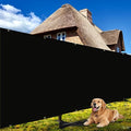 4' X 50' Heavy Duty 170 GSM Fence Privacy Screen Black F16134