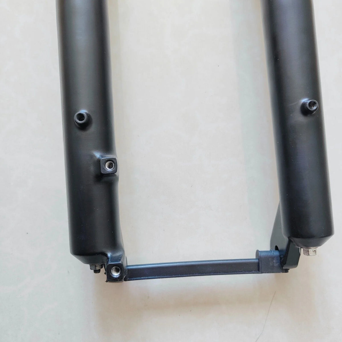 24 inch Bicycle Suspension Fork 4" Fat Tire Disc Brake QR 9mm Manual Lockout L564