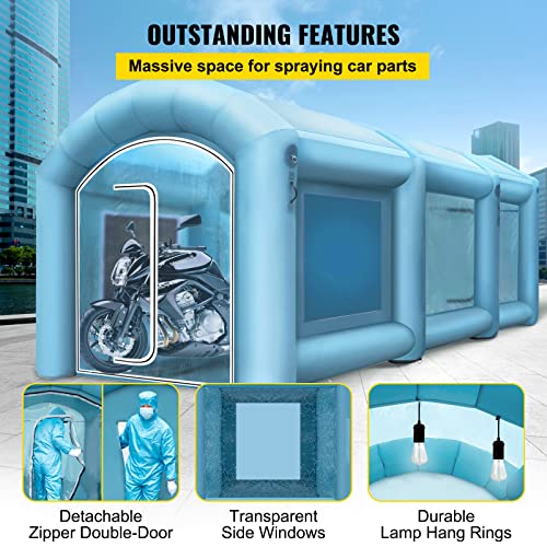 Inflatable Paint Booth with Filter System V738