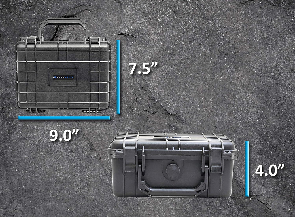 Waterproof 550 Card Trading Card Case with Foam Interior K3412