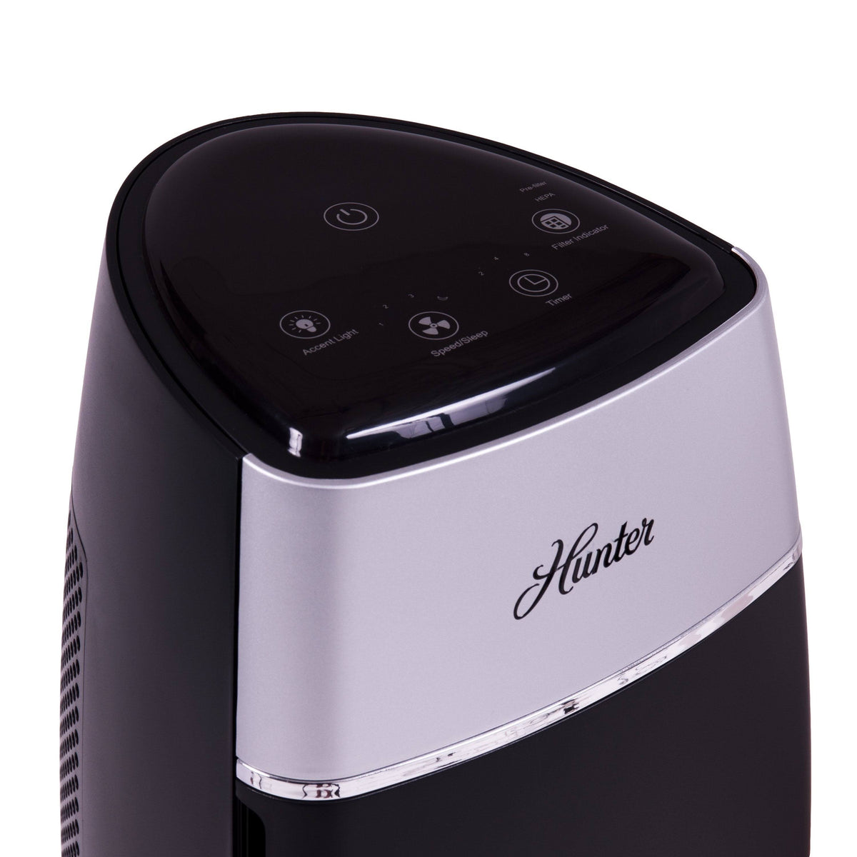 Black/Silver HEPA Tower Air Purifier B294187